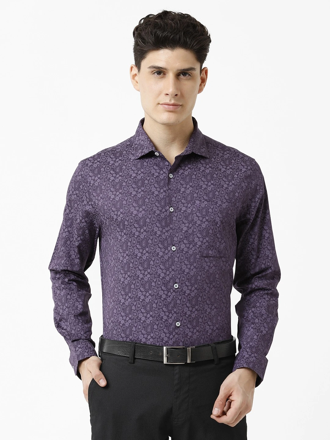 Croydon UK Men's Paisley Print Shirt